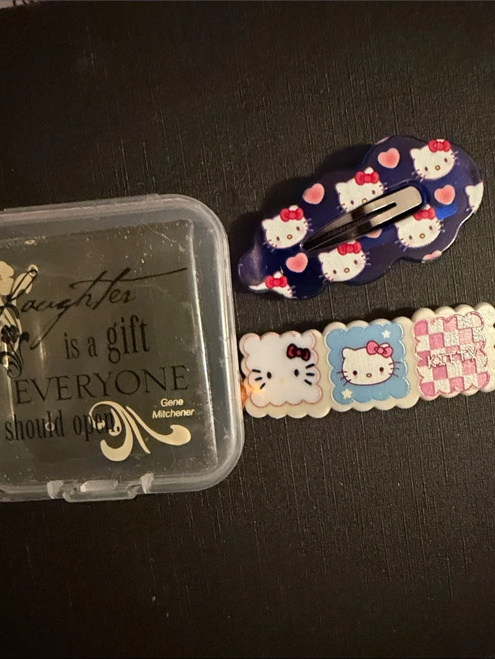 Plush hello Kitty bag filled